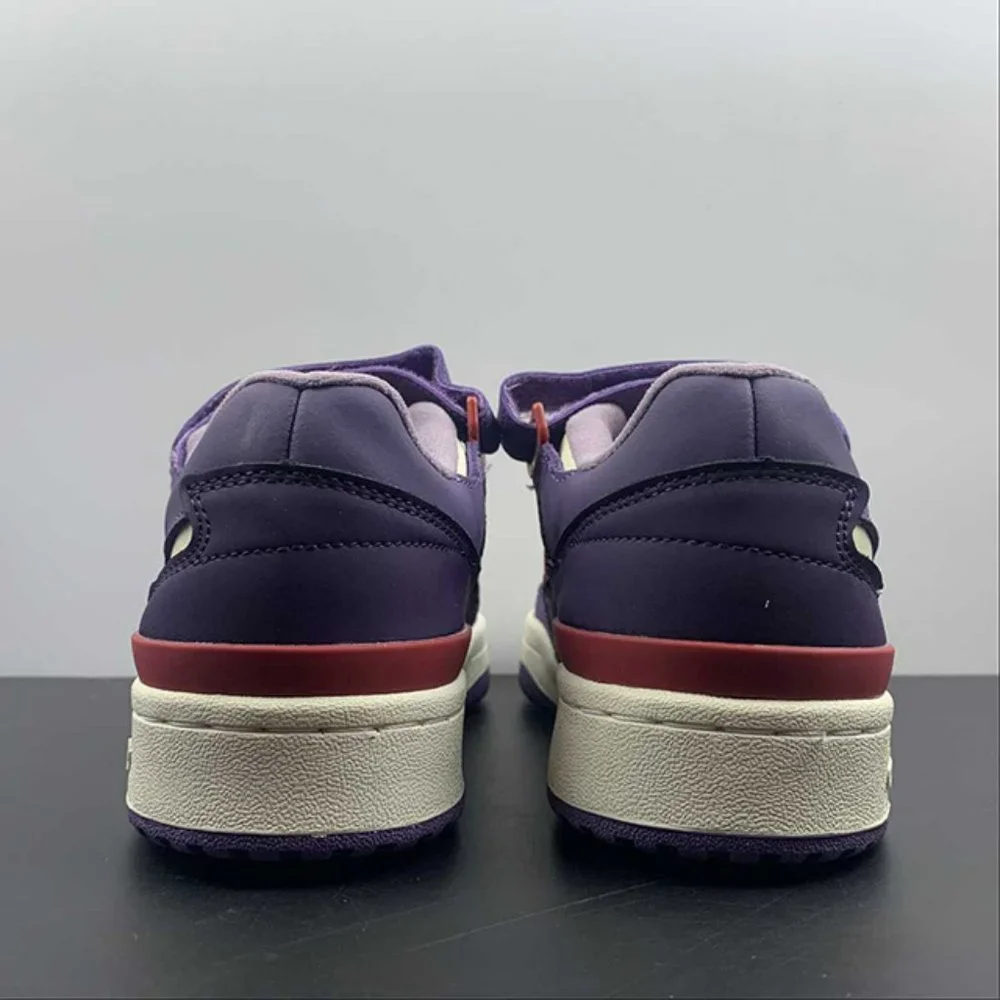 adidas Forum 84 Low Shoes Light Purple Red White Mens Sneakers - Picture 8 of 14